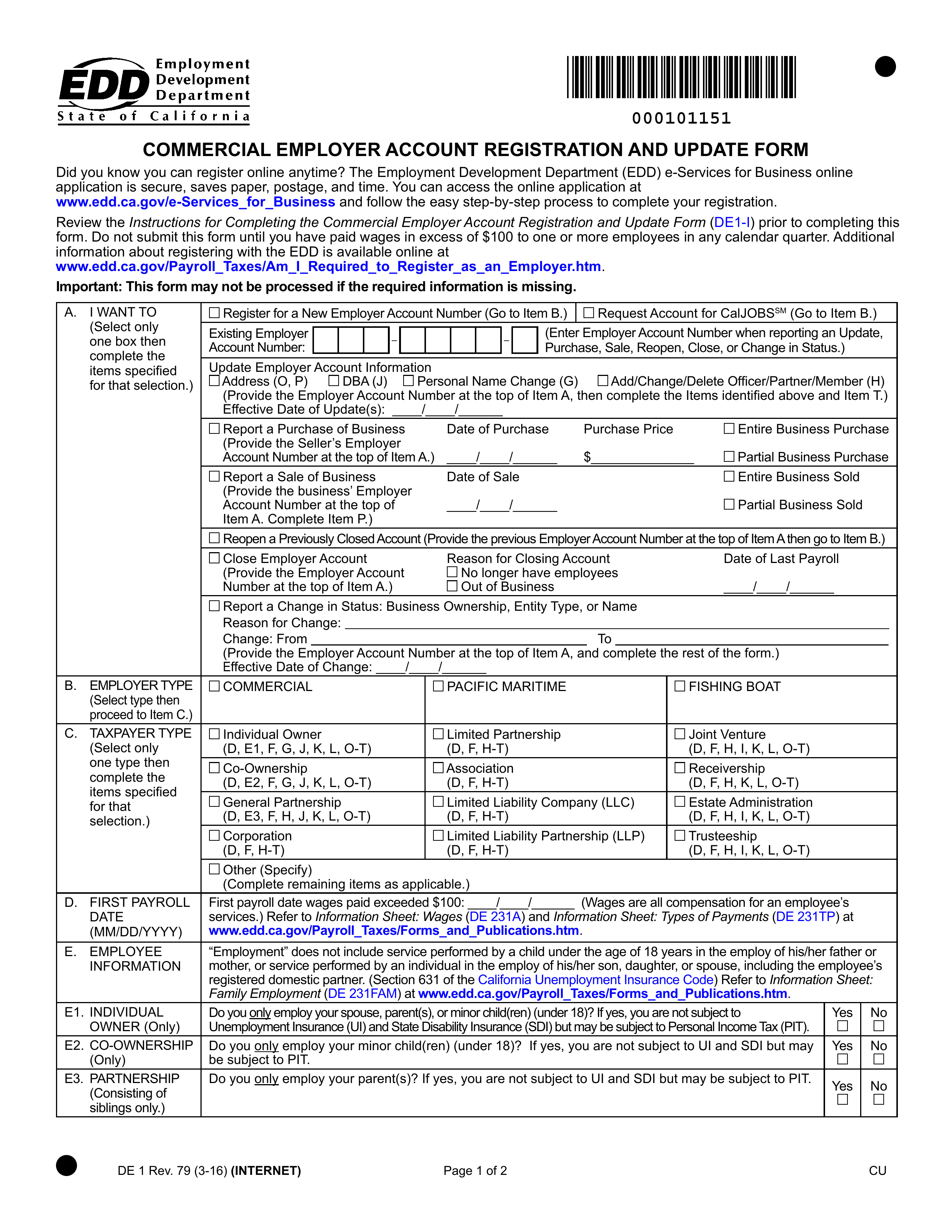 What is form de1 simple guide for beginners step by step