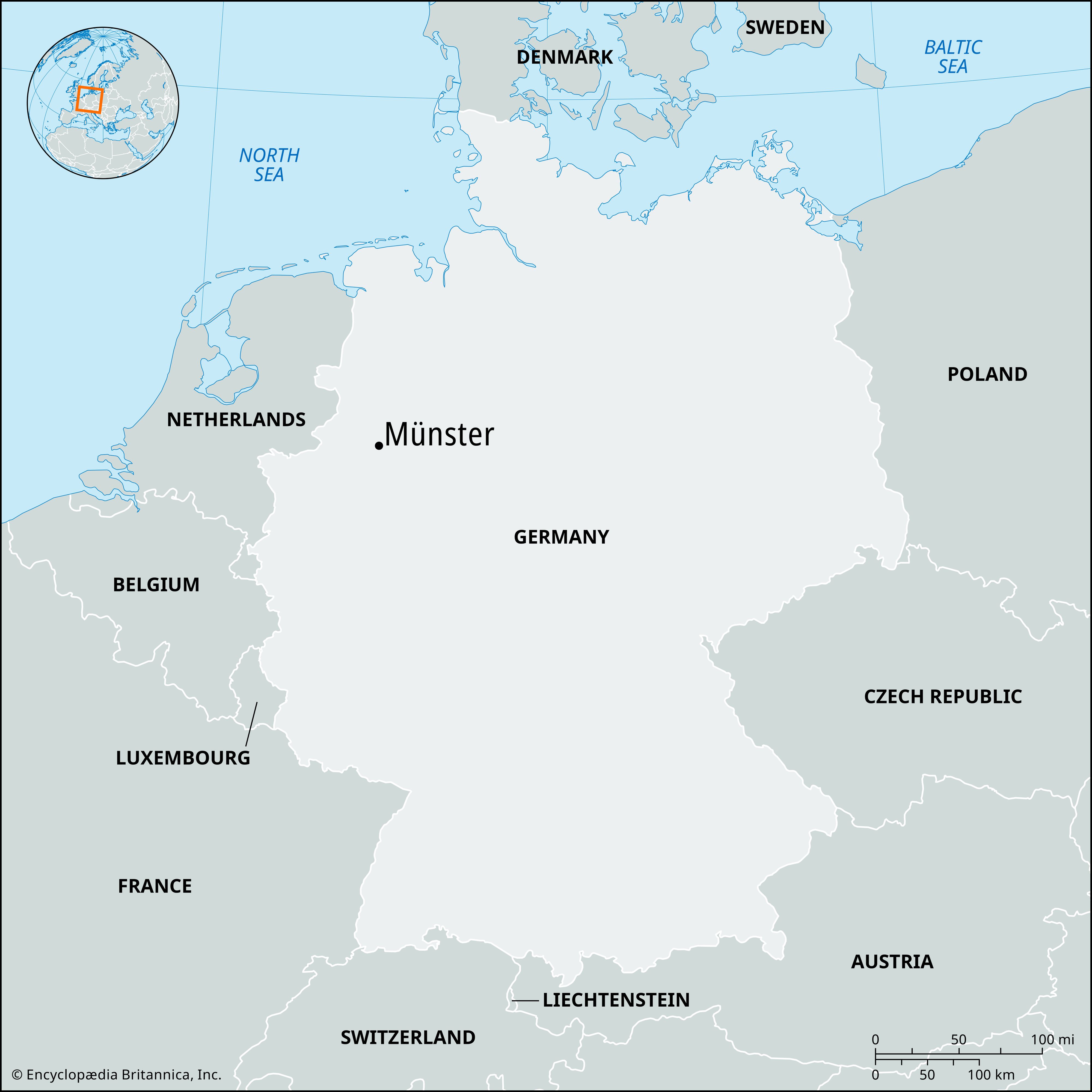 Compare munster germany population size see how it ranks in germany