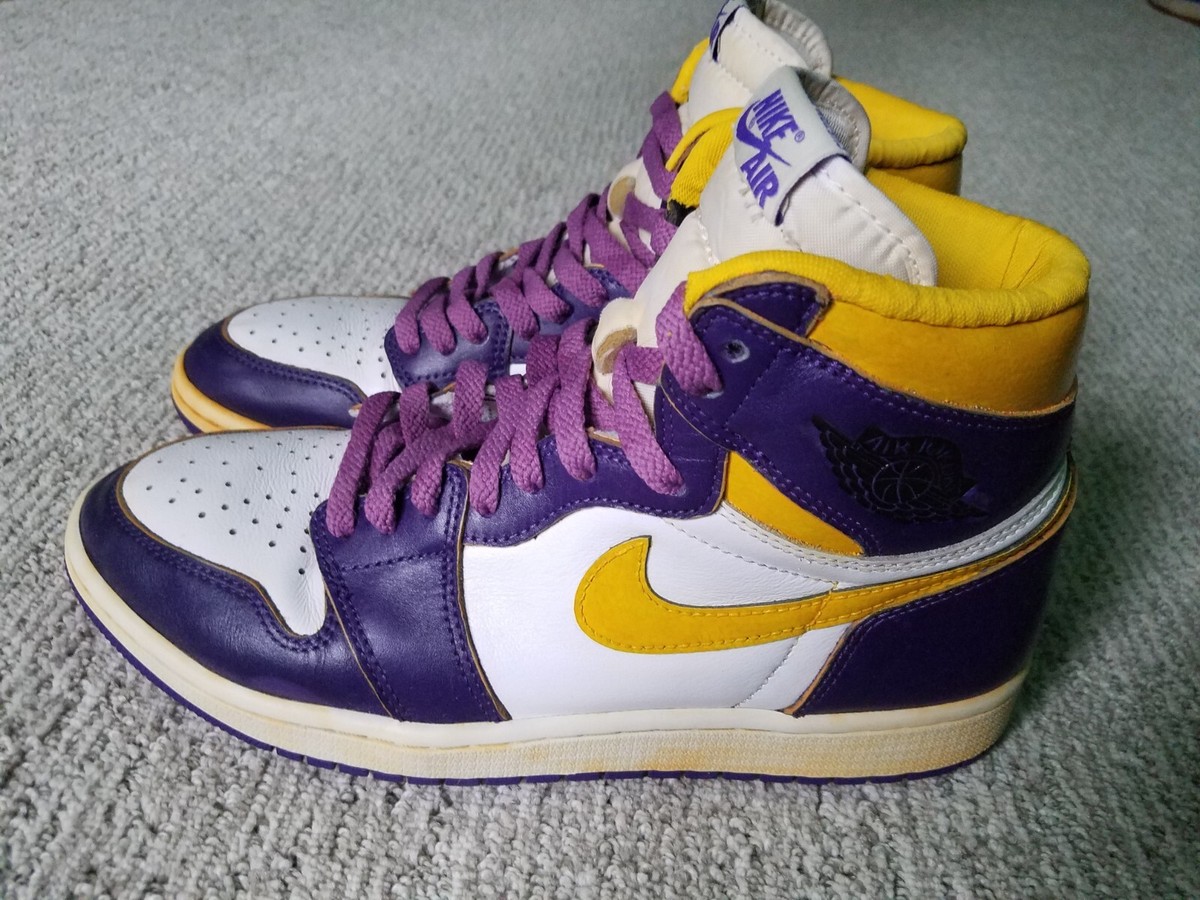 Where To Buy Real Air Jordan Retro 1 Lakers Safe Spots Listed