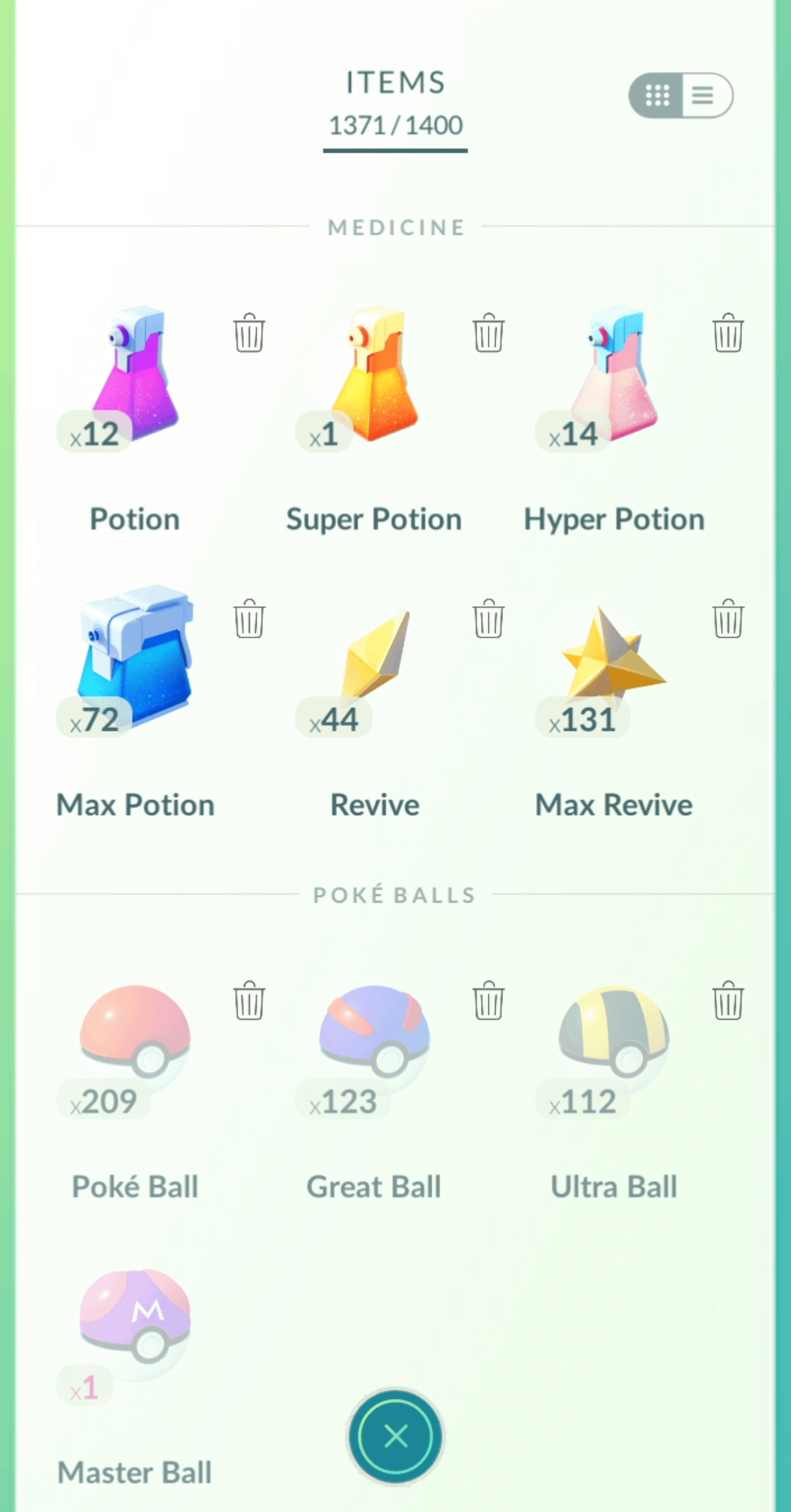 Top items for your Pokemon pocket pack list potions pokeballs and more
