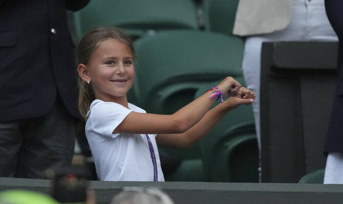 Djokovic daughter public appearances see photos and stories