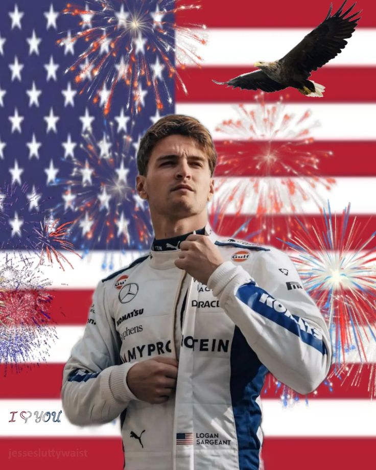 Logan Sargeant American Flag Display Top Moments Fans Love to See