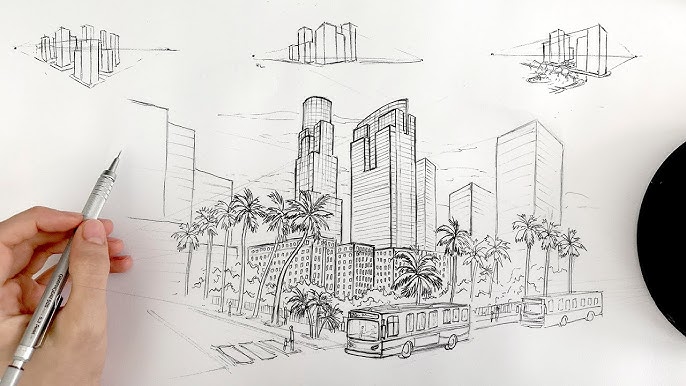 Why Choose City Perspective Drawing as a Hobby? Simple Benefits and Tips for Fun Sketches!