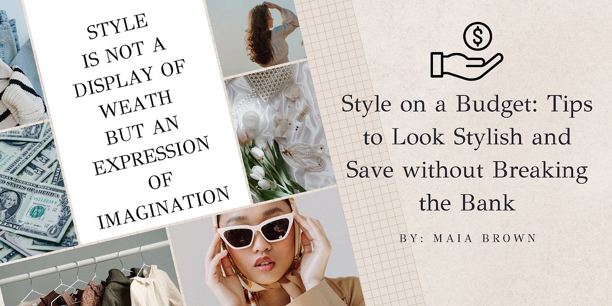 Get Swag On You Look Without Breaking The Bank: Save Money Tips!