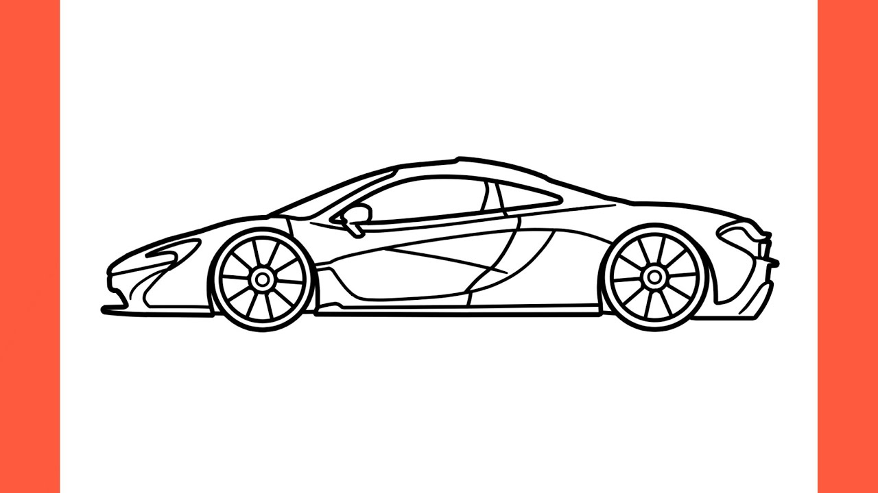 how to draw mclaren fast simple way for beginners start now