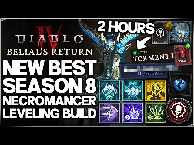 Diablo 4 Necromancer Build Leveling Options Find Your Best Fast Way