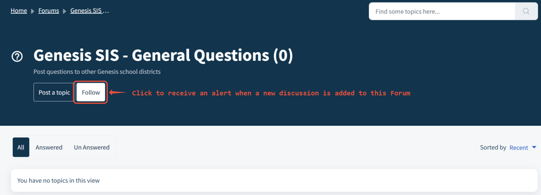 genesis forums easy ways to join conversations and participate in forums