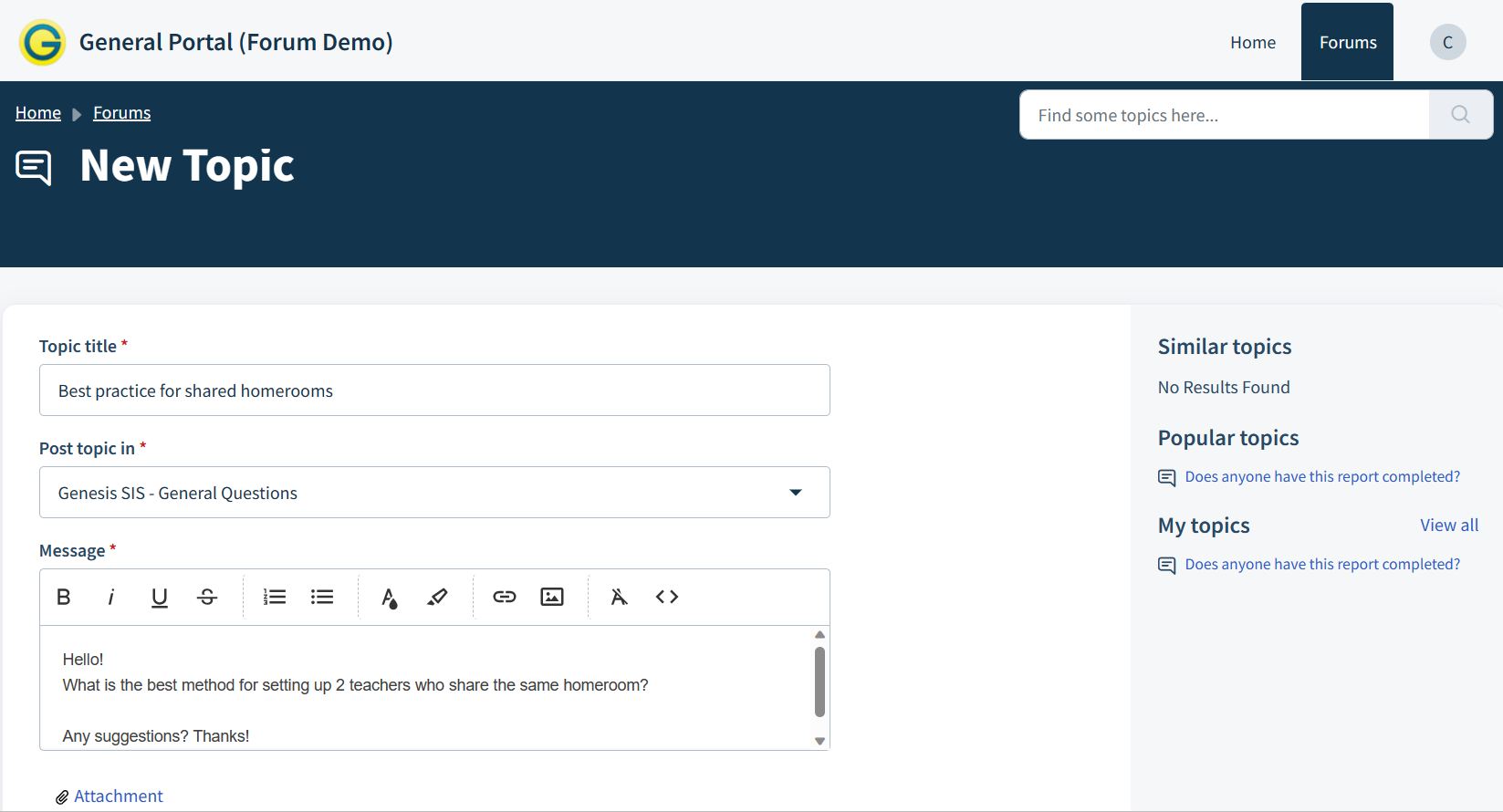 genesis forums easy ways to join conversations and participate in forums